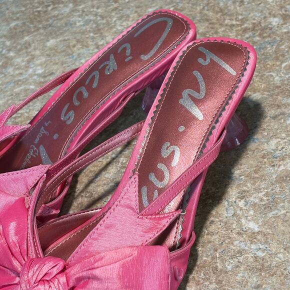 Circus NY Sam Edelman Women's Natalina Bow Kitten Heel Dress Sandals New Size 11 - Picture 8 of 13